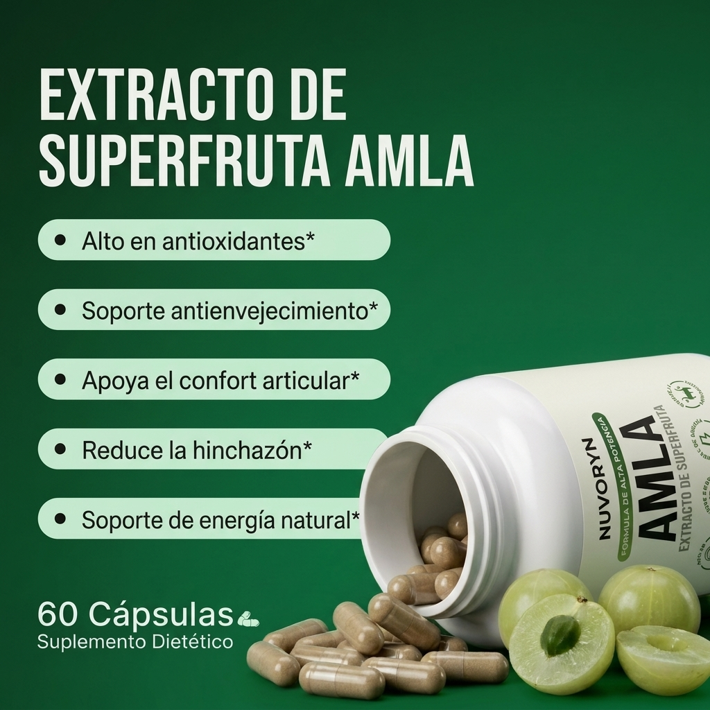 Cápsulas de superfruta Amla
