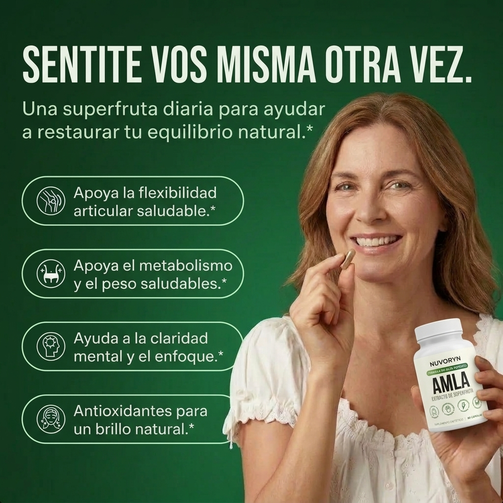 Cápsulas de superfruta Amla