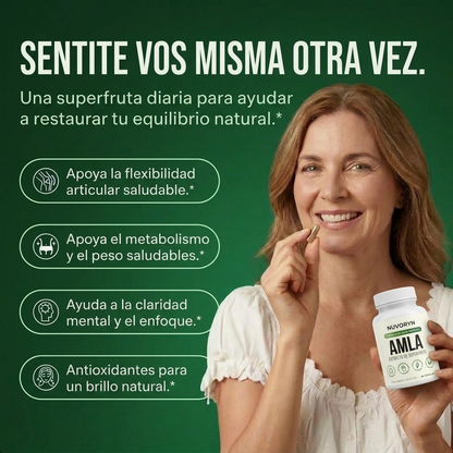 Cápsulas de superfruta Amla